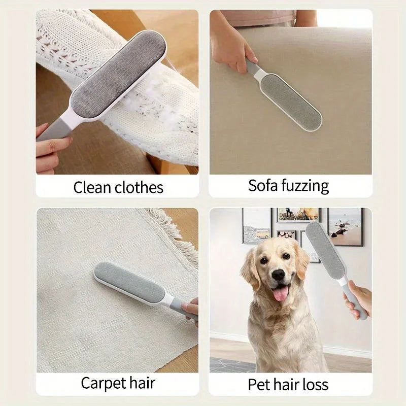 Double-Sided Pet Hair Remover, Manual Electrostatic